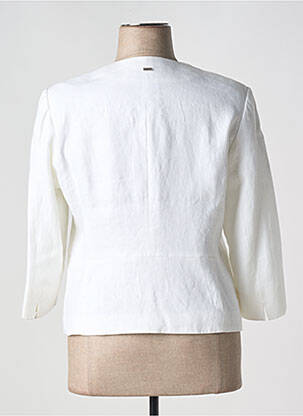 Jachete casual guler rotund alb WHITE LABEL femeie