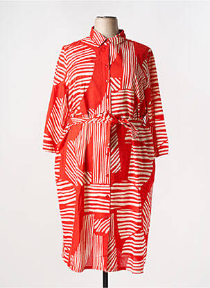 Rochie midi roșu BARANDI femeie