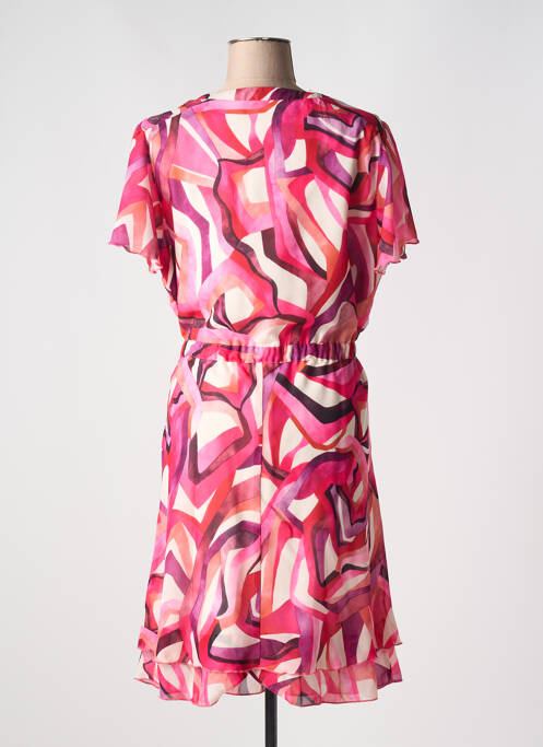 Rochie midi roz CHRISTINE LAURE femeie