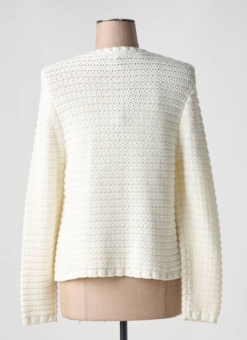 Vestă cu mâneci lungi alb MARBLE femeie