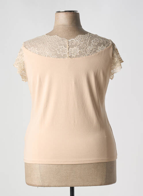 Tricou bej MARBLE femeie