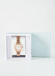 Ceas ornament oxid de zirconiu roz JACQUES DU MANOIR femme
