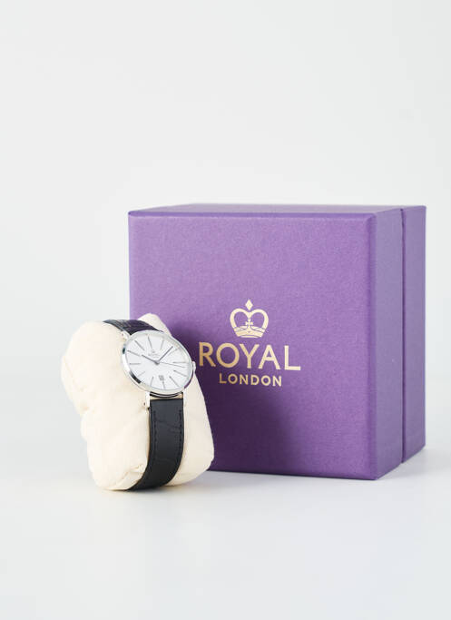 Ceas negru ROYAL LONDON femeie