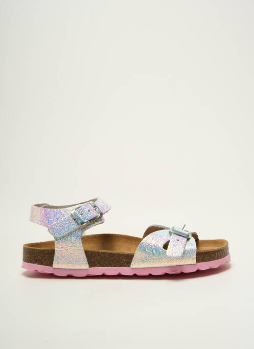 Sandale/Pantofi decupați roz REQINS fată