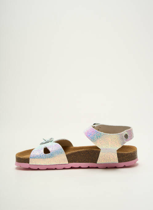 Sandale/Pantofi decupați roz REQINS fată