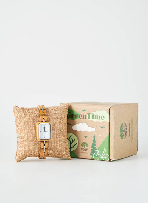 Ceas maro GREEN TIME femeie