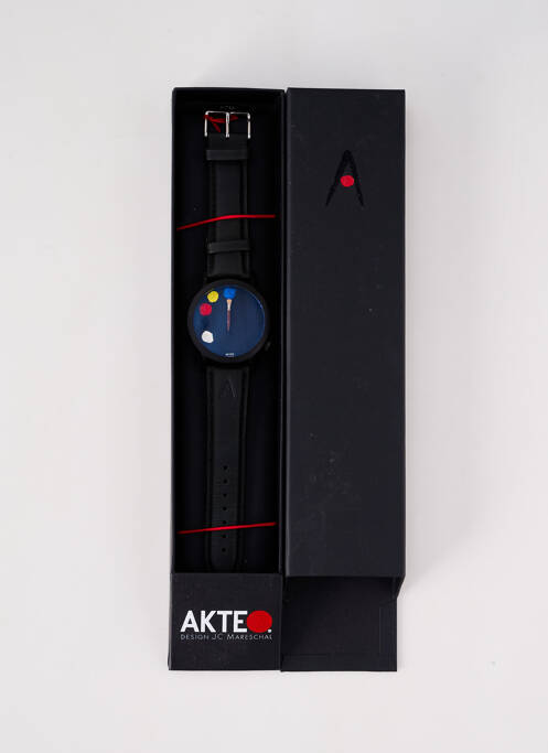 Ceas negru AKTEO bărbat