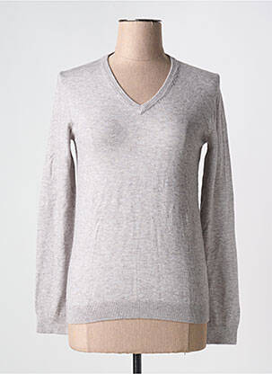 Pulover gri COMPAGNIA DEL CACHEMIRE femeie