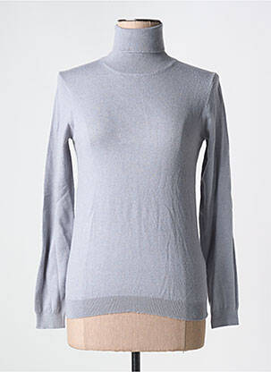 Pulover cu guler înalt gri COMPAGNIA DEL CACHEMIRE femeie