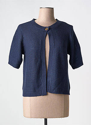 Vestă cu mâneci scurte albastru DAMART femeie