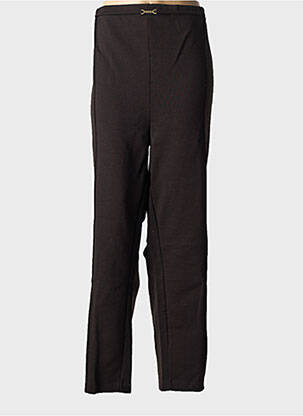 Pantalon drept elasticitate mărime normală negru DAMART femeie