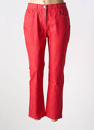 Pantalon slim roșu DAMART femeie