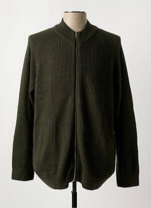 Vestă cu mâneci lungi verde JACK & JONES bărbat