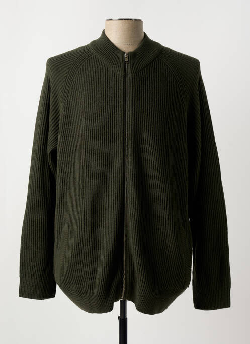 Vestă cu mâneci lungi verde JACK & JONES bărbat