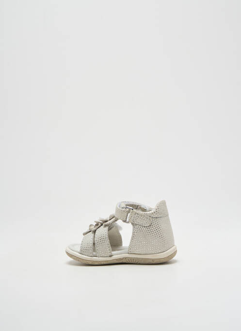 Sandale/Pantofi decupați argintiu NOËL fată