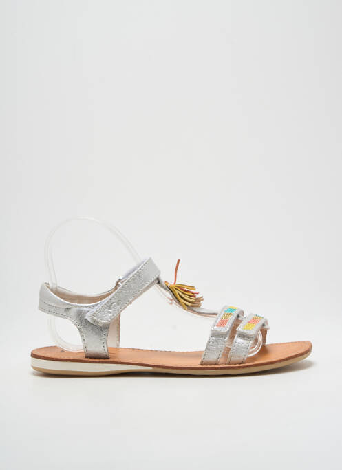 Sandale/Pantofi decupați argintiu NOËL fată