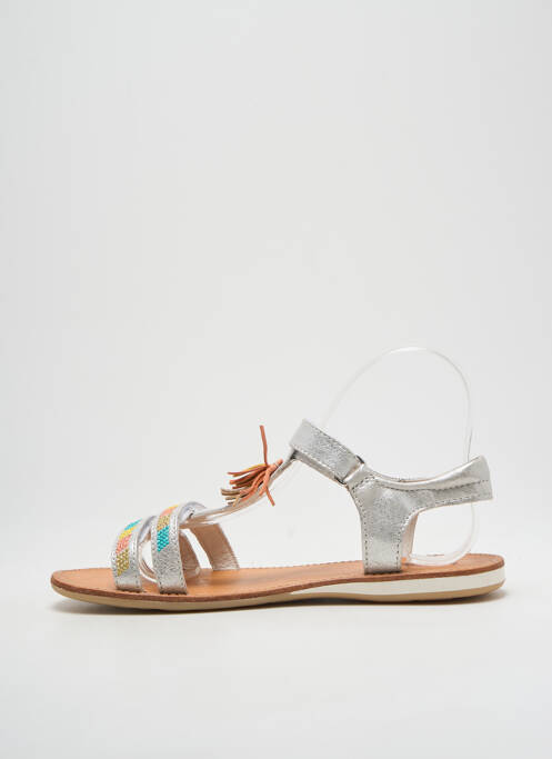 Sandale/Pantofi decupați argintiu NOËL fată