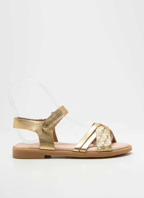 Sandale/Pantofi decupați auriu LOLA CANALES fată