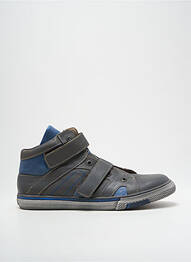 Adidași material neted vârf rotund albastru BELLAMY bărbat