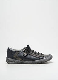 Adidași material neted vârf rotund negru BELLAMY fille