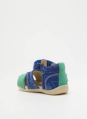 Sandale/pantofi decupați vârf rotund vârf rotund albastru KICKERS băiat