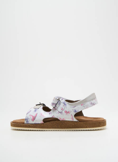 Sandale/Pantofi decupați alb KICKERS fată