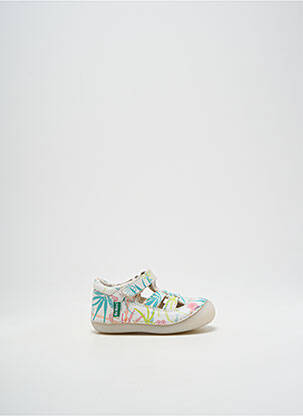 Sandale/Pantofi decupați alb KICKERS fată