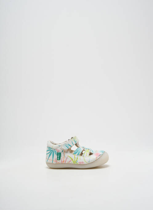 Sandale/Pantofi decupați alb KICKERS fată