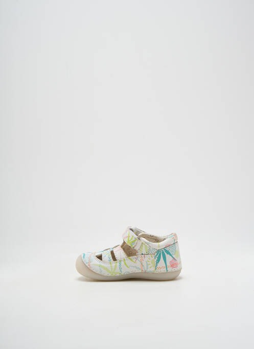 Sandale/Pantofi decupați alb KICKERS fată