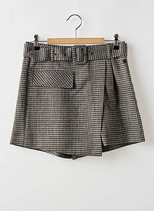 Fustă pantaloni scurți talie cu cleme negru FREEMAN T.PORTER femeie