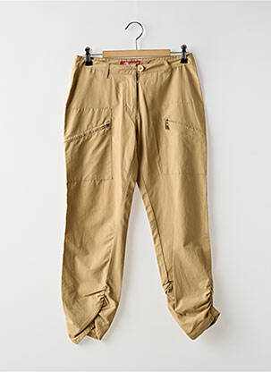 Pantalon trei sferturi țesătură poplin mărime normală bej RIP CURL femeie