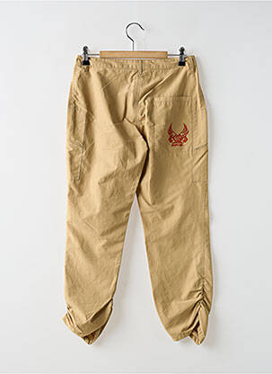 Pantalon trei sferturi țesătură poplin mărime normală bej RIP CURL femeie