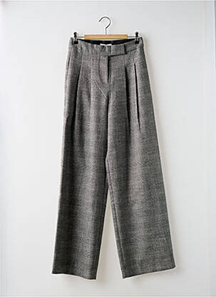 Pantalon larg argintiu SUNCOO femeie