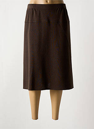 Fustă midi maro GRIFFON femeie