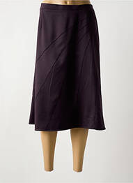 Fustă midi croială evazată violet GRIFFON femme