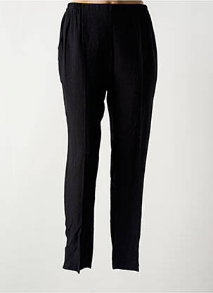 Pantalon slim talie înaltă talie înaltă negru GEVANA femeie