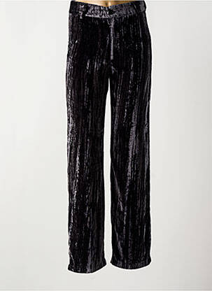 Pantalon drept elasticitate talie înaltă gri RUE MAZARINE femeie