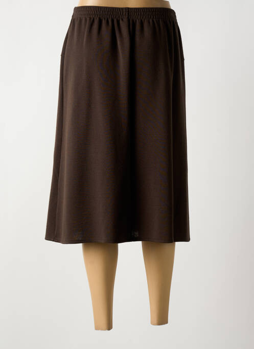 Fustă midi maro GRIFFON femeie