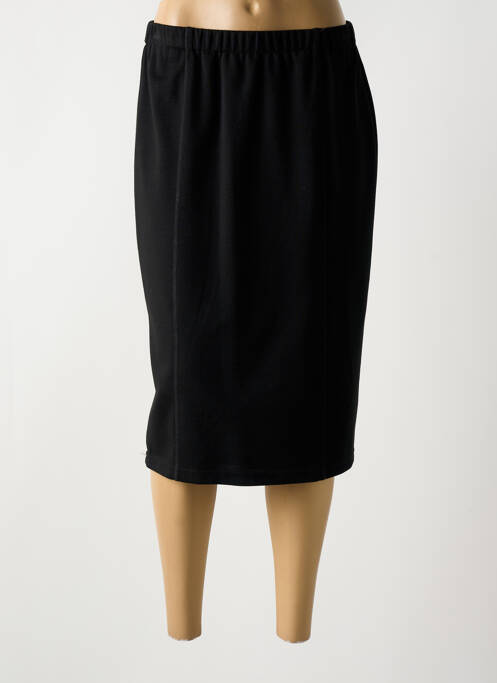 Fustă midi negru FRANCOISE DE FRANCE femeie