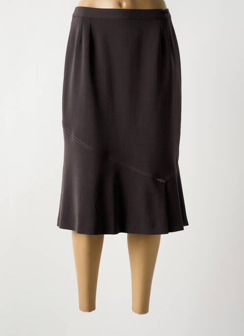 Fustă midi maro GEVANA femeie