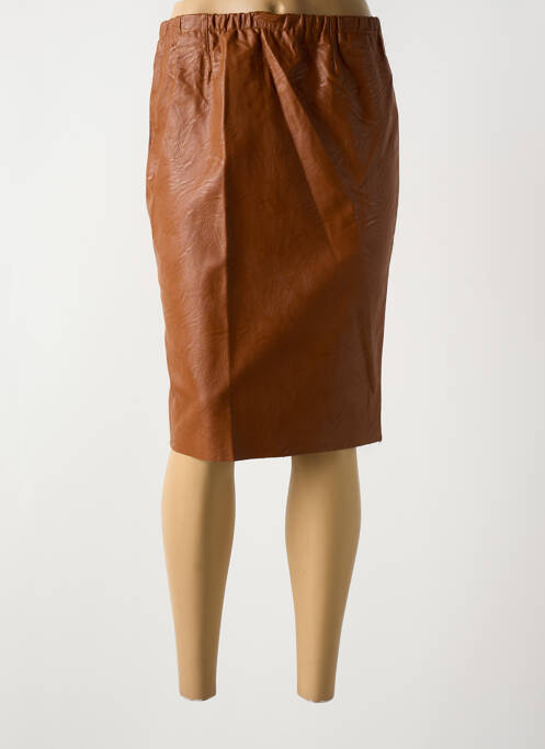 Fustă midi maro SCHOOL RAG femeie