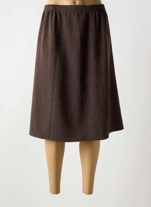 Fustă midi maro GRIFFON femeie