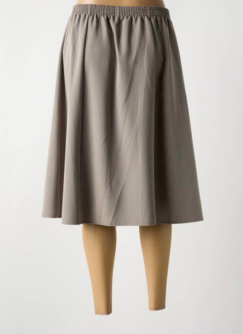 Fustă midi gri GRIFFON femeie