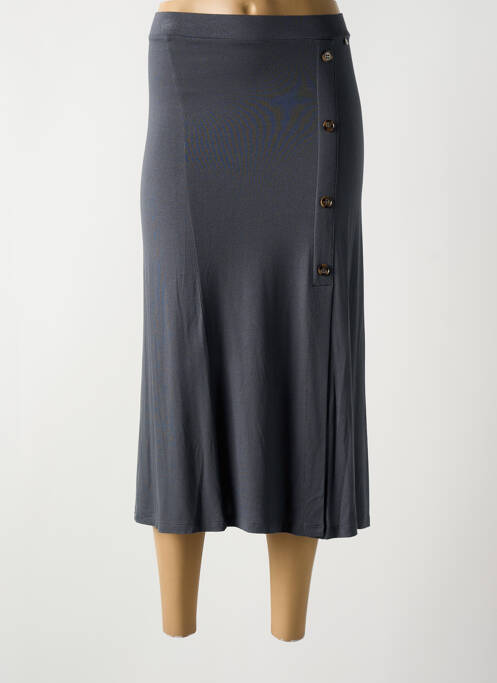 Fustă midi gri YERSE femeie
