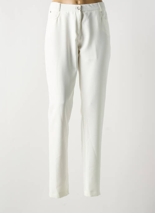 Pantalon slim alb GREGORY PAT femeie