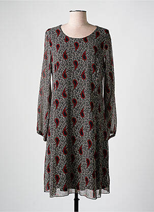 Rochie midi negru GEVANA femeie