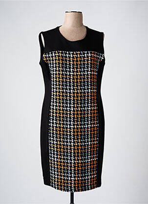 Rochie midi fără mâneci fără mâneci negru ORKODE femeie
