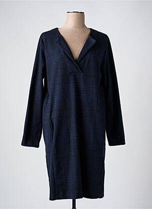 Rochie midi mâneci lungi mâneci lungi albastru LA FEE MARABOUTEE femeie