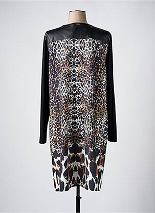 Rochie midi mâneci lungi mâneci lungi negru FRED SABATIER femeie