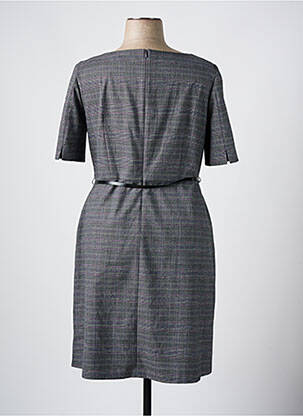 Rochie midi mâneci scurte mâneci scurte gri S.OLIVER femeie